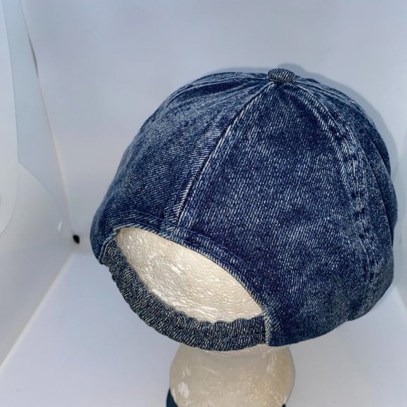 Vintage Senor Frog Puerto Vallarta Blue Denim Strapback Hat Cap - Picture 3 of 5